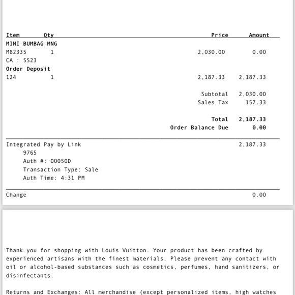 Brand new LV mini bum bag - Picture 15 of 15